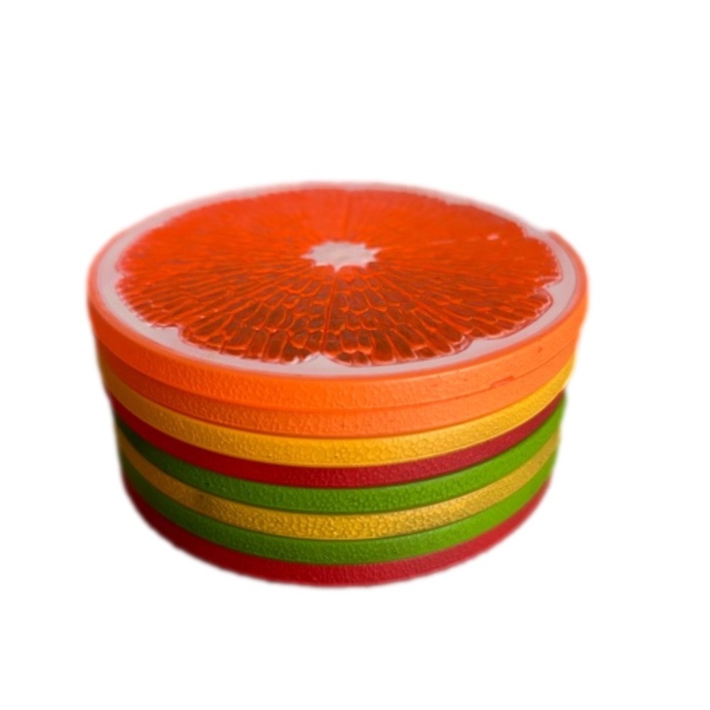 Citrus Fruit Slice 8 Coasters